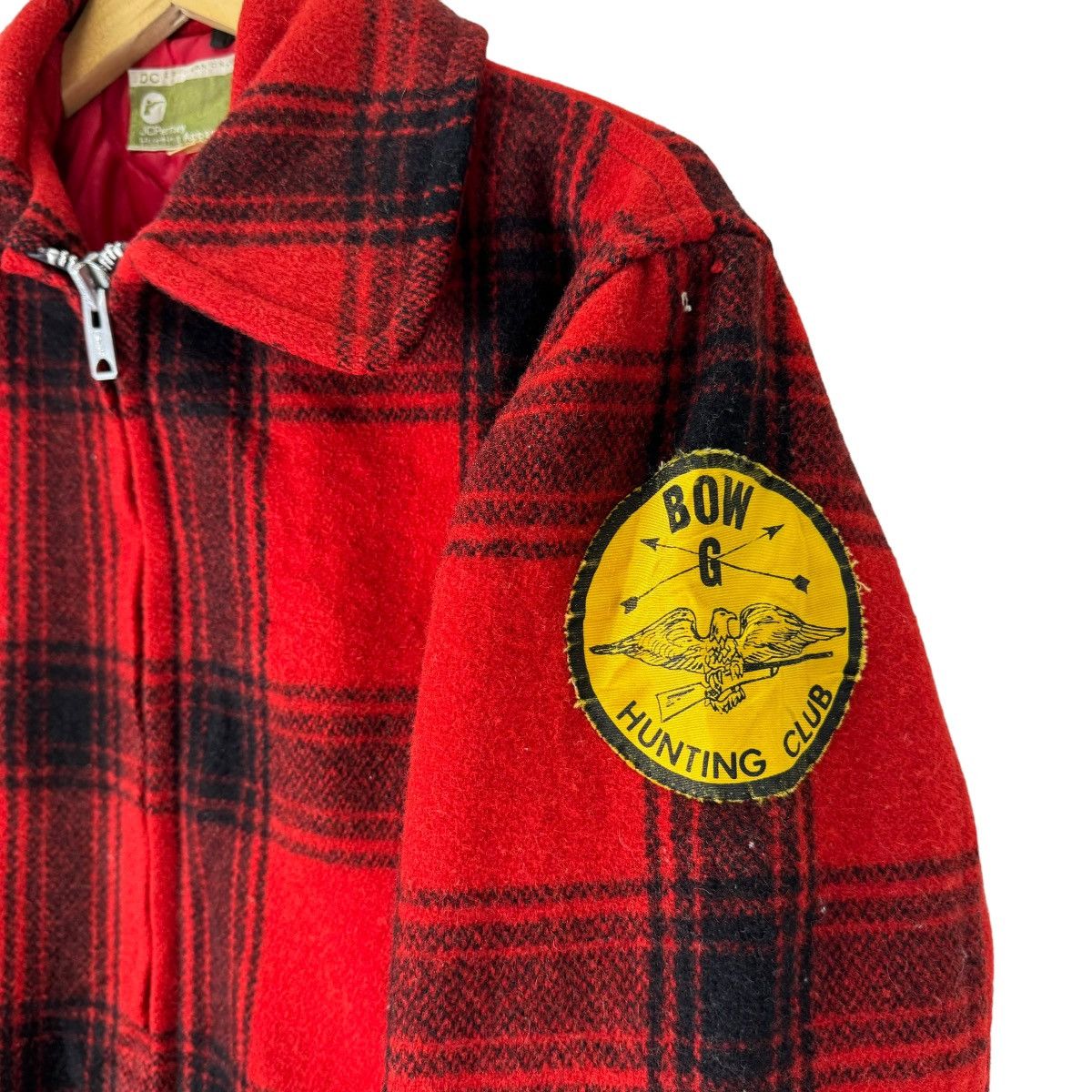 Hunter × Vintage ⚡️60s JC PENNY BUFFALO RED TARTAN HUNTING MACKINAW JACKET Size US M / EU 48-50 / 2 - 7 Thumbnail