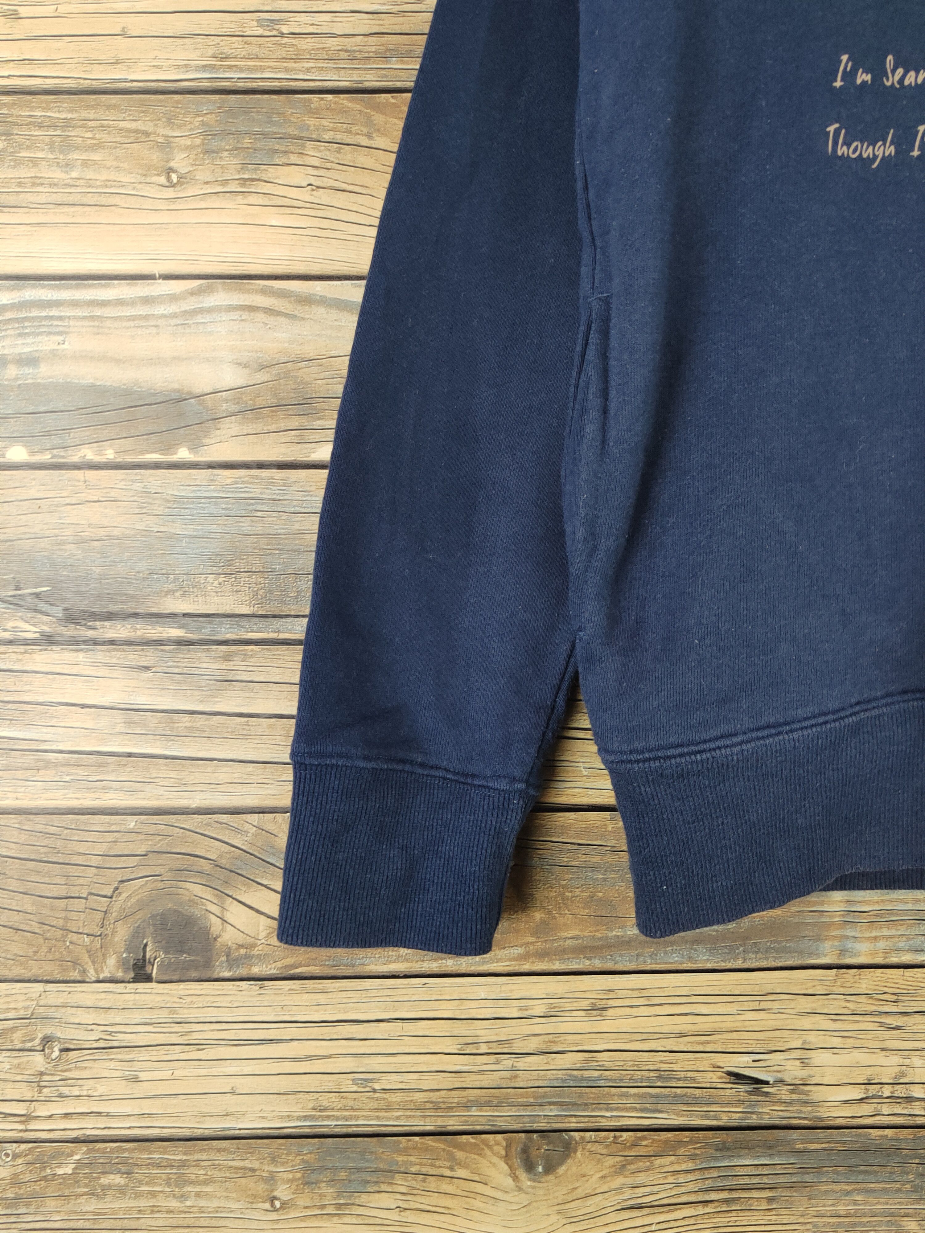 Japanese Brand DL Your Name Navy Hoodie Sweatshirts #2728 Size US M / EU 48-50 / 2 - 5 Thumbnail