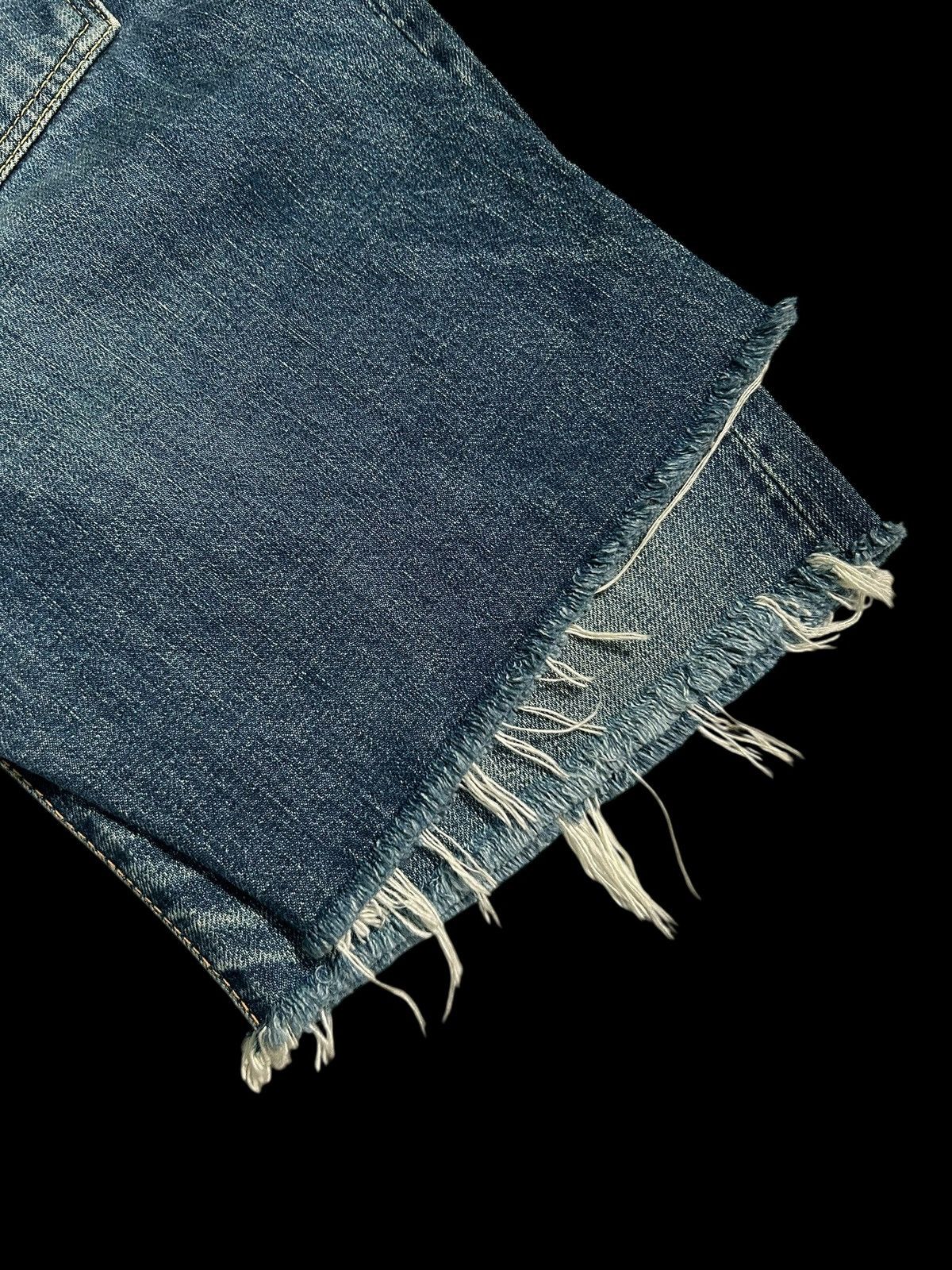 Japanese Brand × Kapital × Vintage Vintage EVIS Selvedge Distressed Short Denim Jeans Size US 28 / EU 44 - 13 Thumbnail