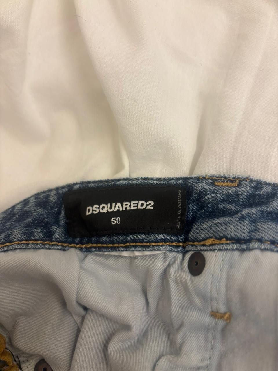 Dsquared2 Dsquared² Slim Denim Jean Size US 34 / EU 50 - 4 Thumbnail