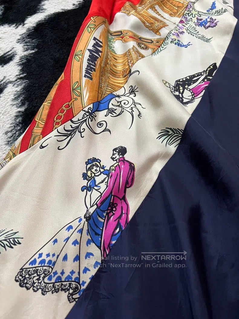 Comme des Garcons Comme Des Garcons size M Patchwork Silk Skirt Size 23" - 3 Thumbnail