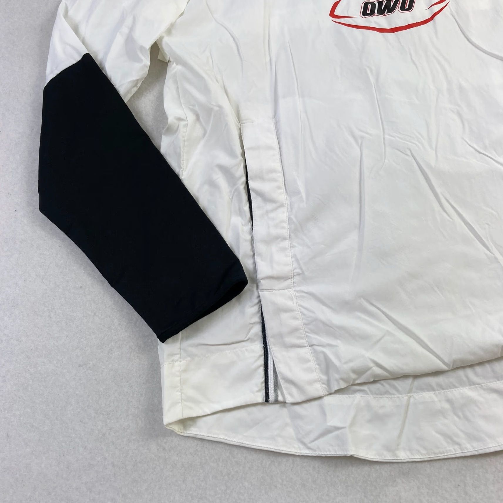 Nike Nike Windbreaker Jacket Mens Large Colorblock Hooded Football Ohio Wesleyan Size US L / EU 52-54 / 3 - 2 Thumbnail