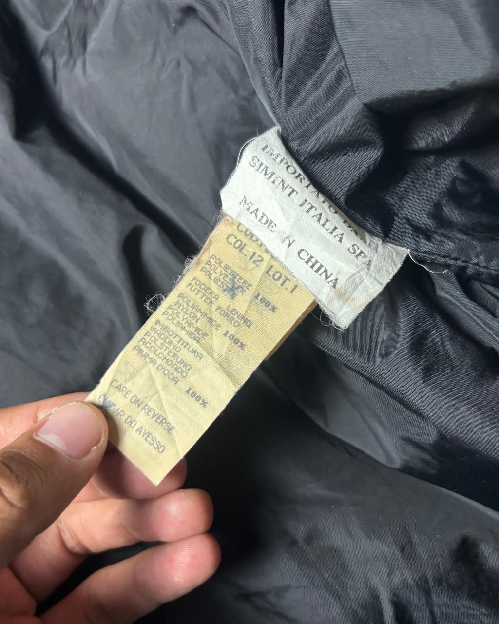 Giorgio Armani 1990s Armani Jeans Down Puffer Jacket Size US L / EU 52-54 / 3 - 10 Thumbnail