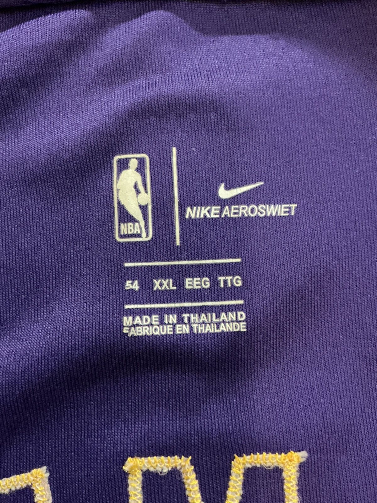 Nike Nike Los Angeles Lakers LeBron James Jersey Size US XXL / EU 58 / 5 - 4 Thumbnail
