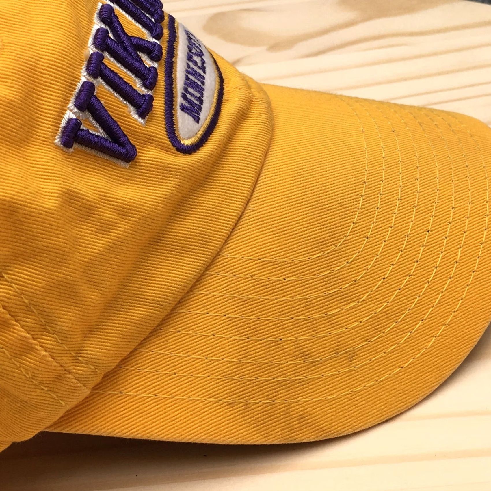 NFL NFL Minnesota Viking Baseball Cap Hat Mens One Size Gold Purple Embroidered Logo Size ONE SIZE - 6 Thumbnail
