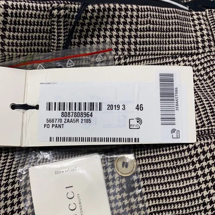 Gucci Gucci Checked Slim Fit Casual Pants-2507 Size US 44 / EU 60 - 5 Thumbnail