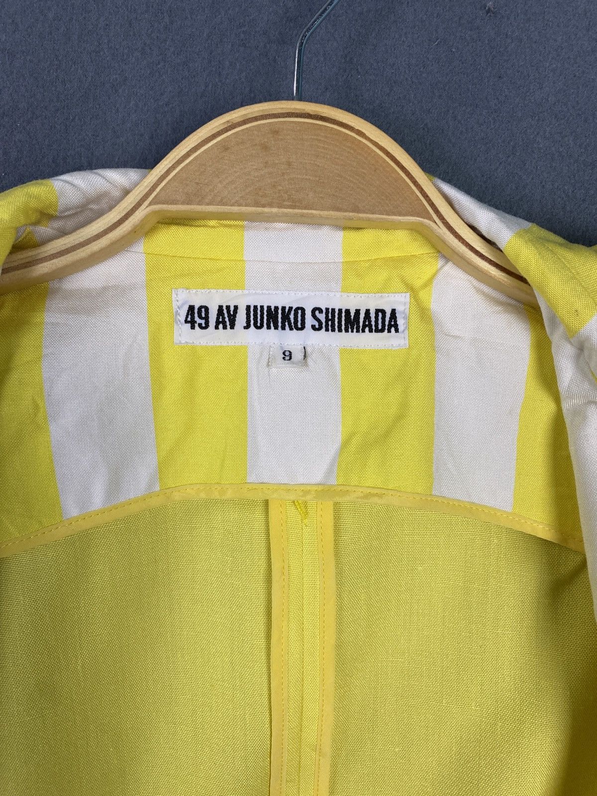 Japanese Brand × Junko Shimada 49 AV Junko Shimada Striking Yellow Cropped Jacket Size S / US 4 / IT 40 - 8 Thumbnail