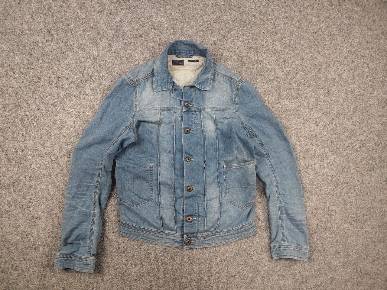 Diesel Vintage 90's Diesel Elshar Ne Juzicon denim stretch Jacket Size US S / EU 44-46 / 1 - 9 Thumbnail