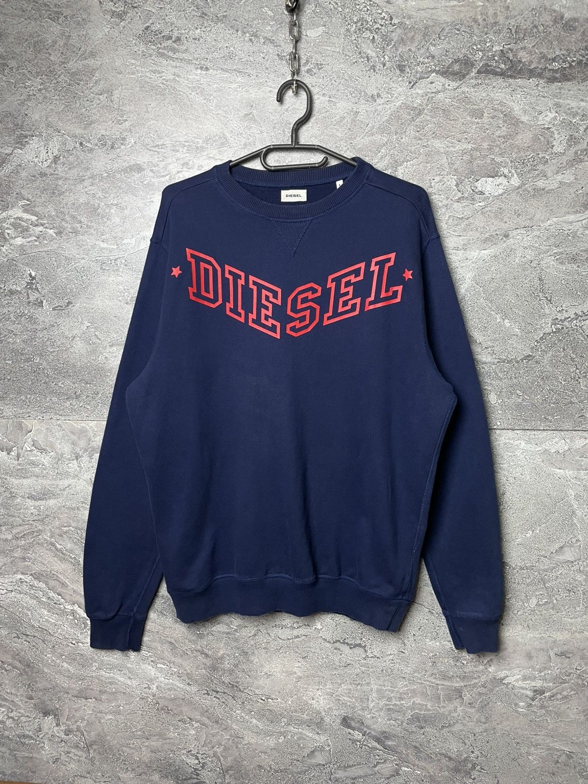 Diesel Diesel Big Logo Sweatshirt Crew Neck Size US L / EU 52-54 / 3 - 1 Thumbnail