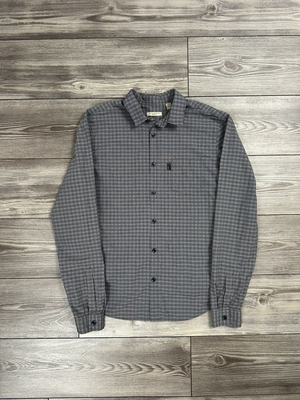 Burberry Burberry Brit Plaid Button Up Size US L / EU 52-54 / 3 - 1 Thumbnail