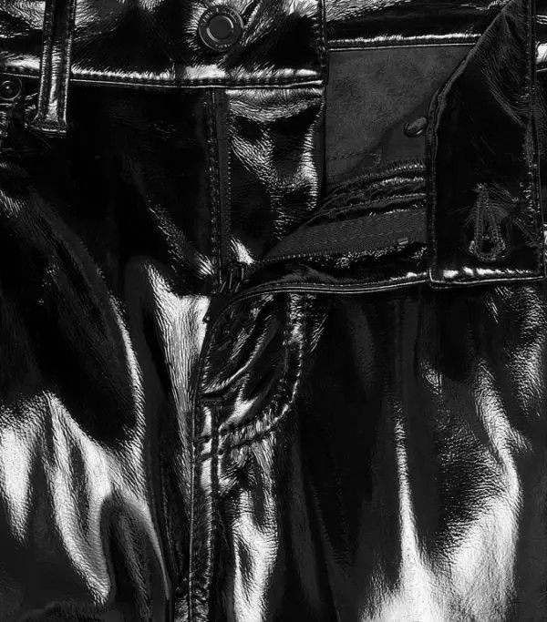 Saint Laurent Paris o1s1wg111224 Skinny-fit Jeans in Lacquered in Black Size US 30 / EU 46 - 4 Thumbnail