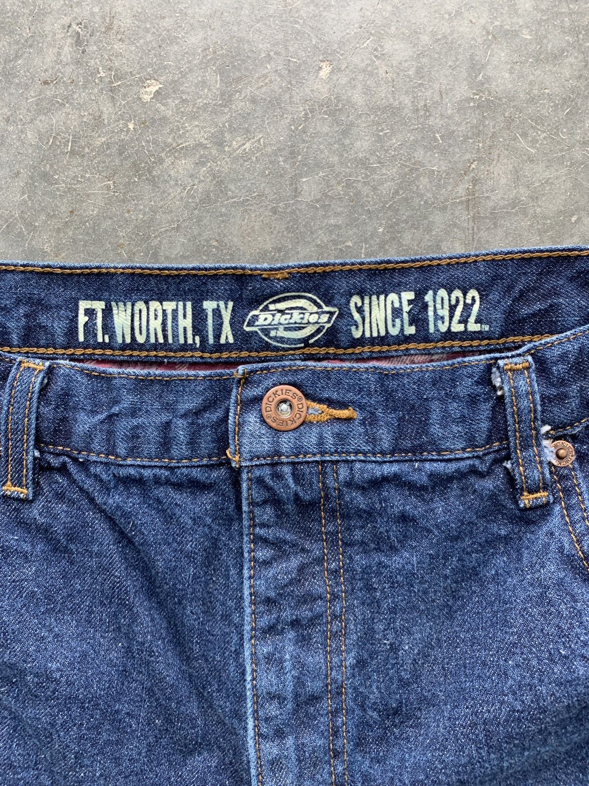 Dickies × Vintage Vintage Y2K Flannel Lined Dickies Jeans Size US 36 / EU 52 - 4 Thumbnail