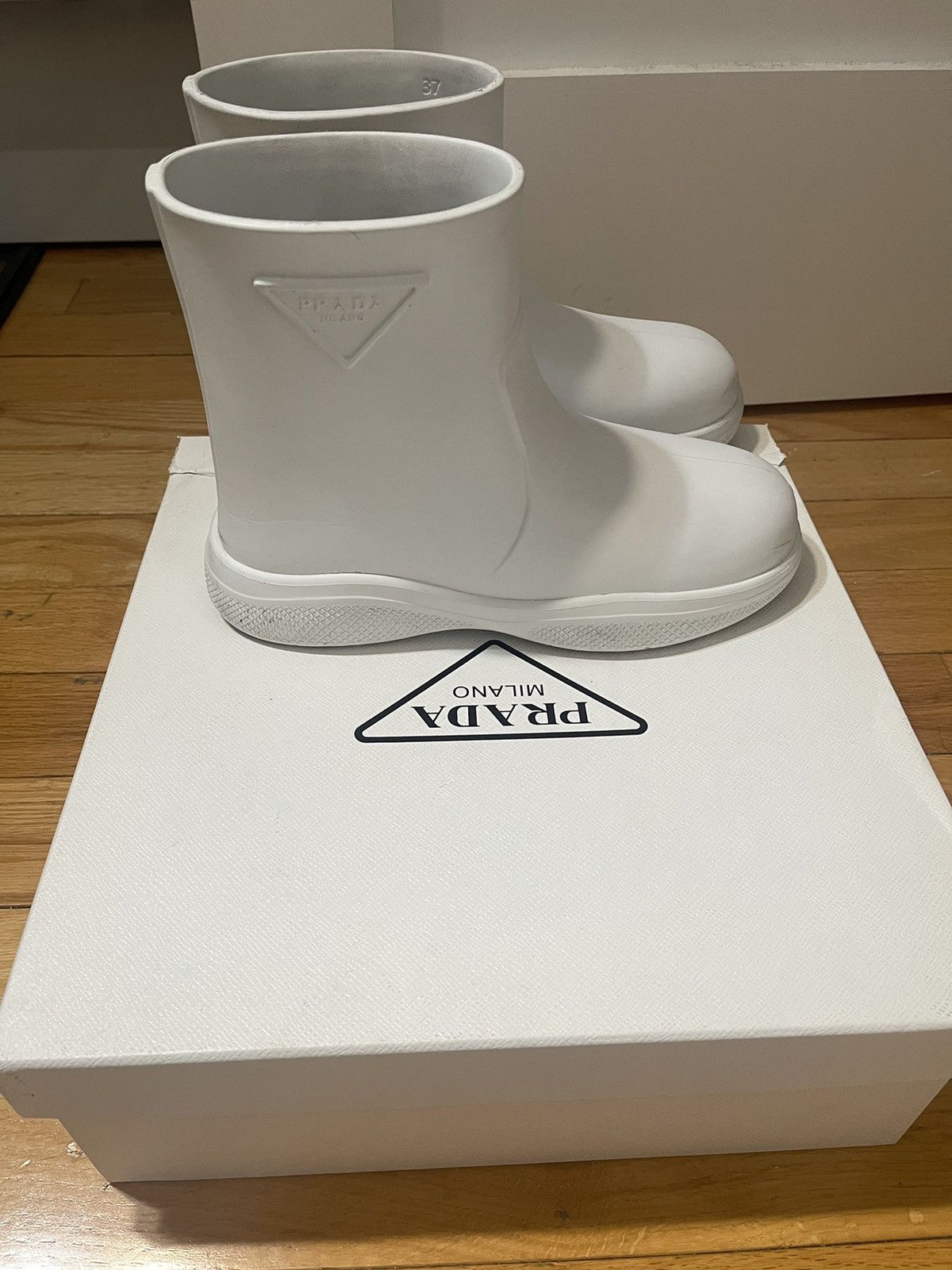 Prada Prada rain boots Size US 7.5 / IT 37.5 - 2 Thumbnail