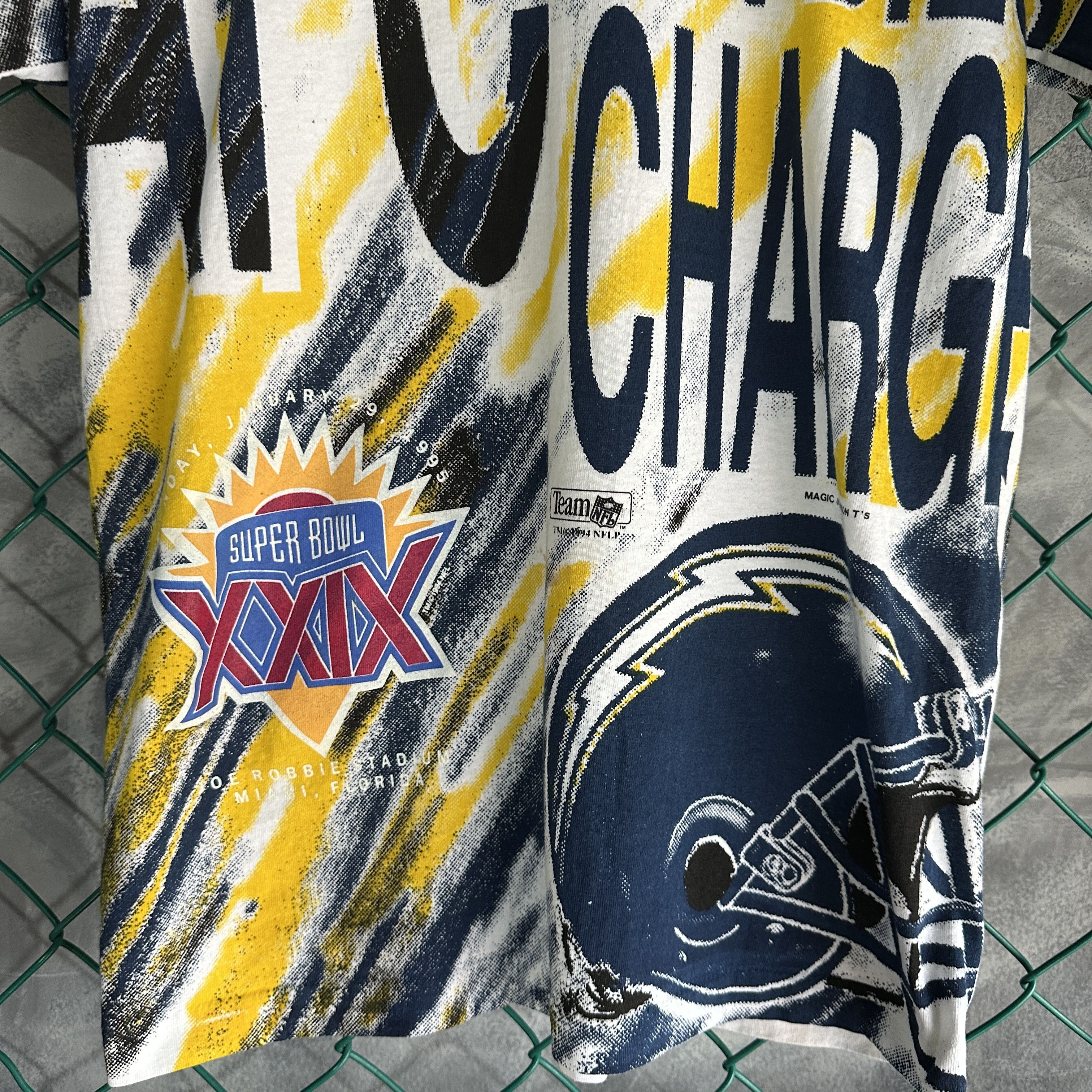 Other Vintage San Diego Chargers Magic Johnson AOP T-Shirt Mens M Size US M / EU 48-50 / 2 - 5 Thumbnail