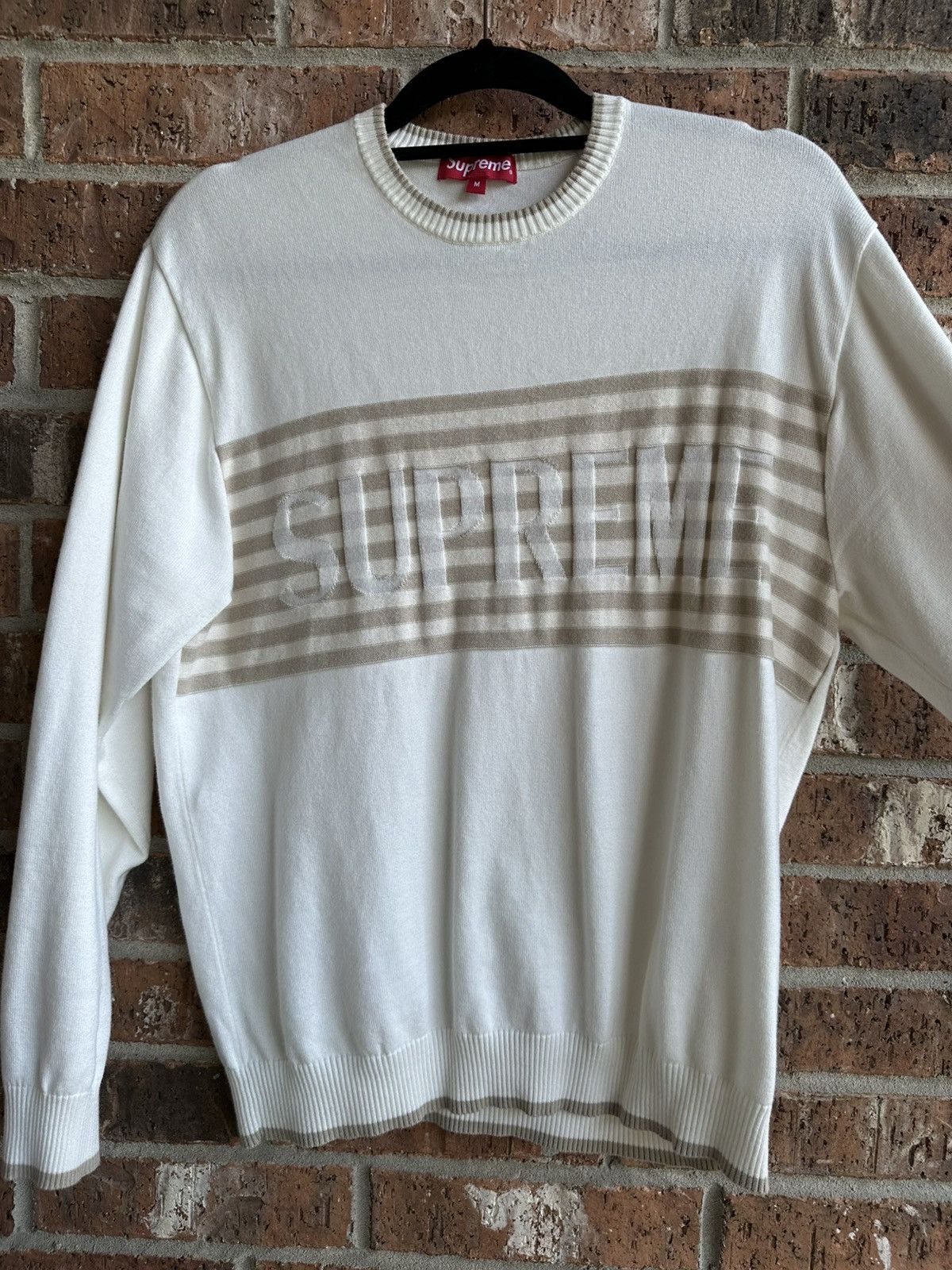 Supreme Supreme Chest Stripe Sweater SS20 Size US M / EU 48-50 / 2 - 2 Thumbnail