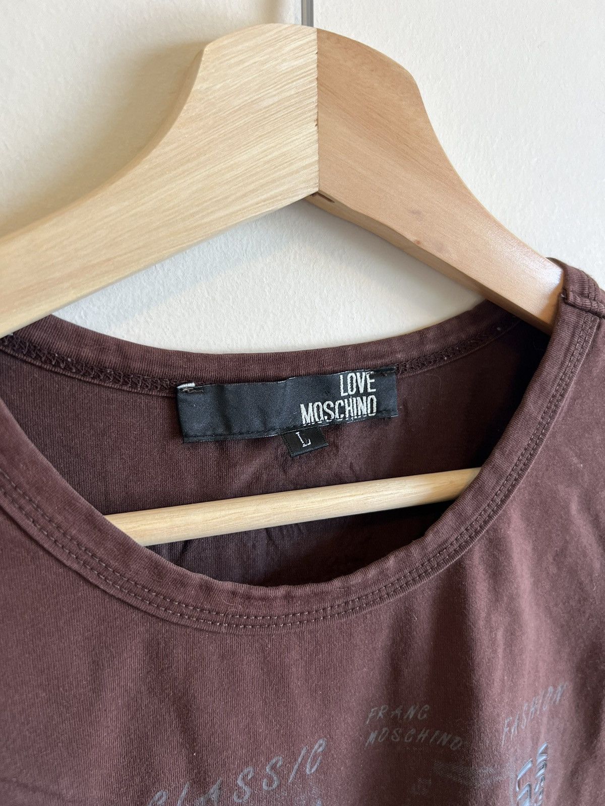 Moschino Love Moschino Graphic print t-shirt peach Size US L / EU 52-54 / 3 - 2 Thumbnail