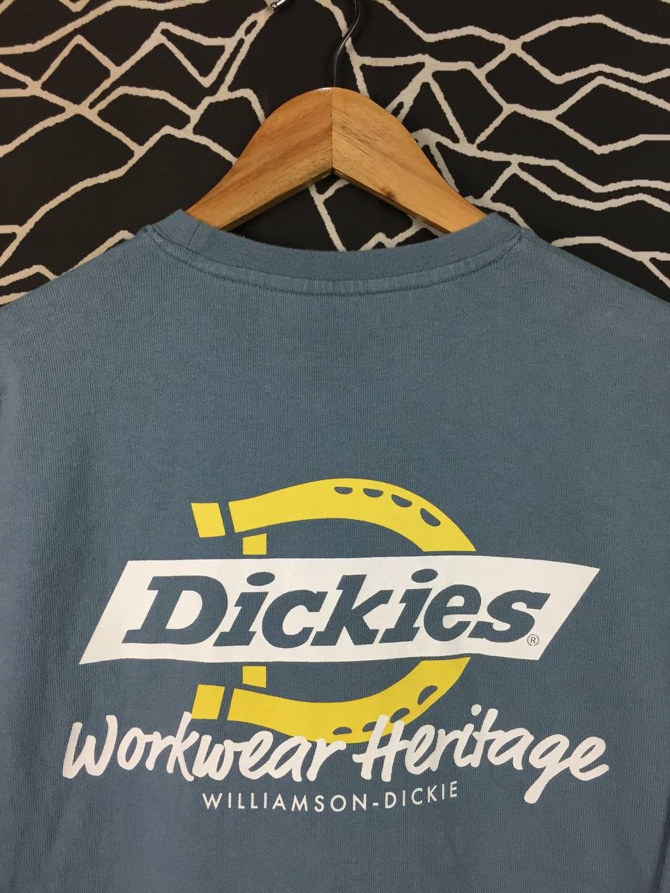 Dickies Dickies Dusty Blue Heritage Workwear Pullover Sweatshirt Size US L / EU 52-54 / 3 - 3 Thumbnail