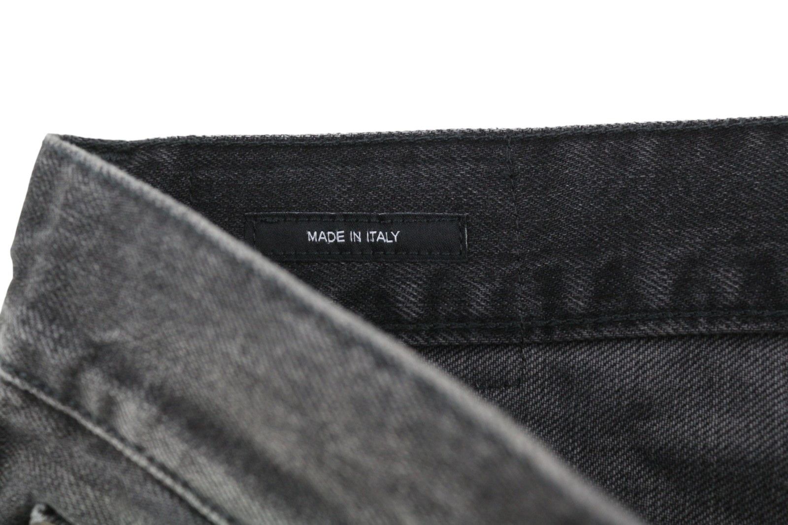 R13 CROP WIDE LEG 30 Wilson Black Faded Distress PS25 86528 Size 30" / US 8 / IT 44 - 7 Thumbnail