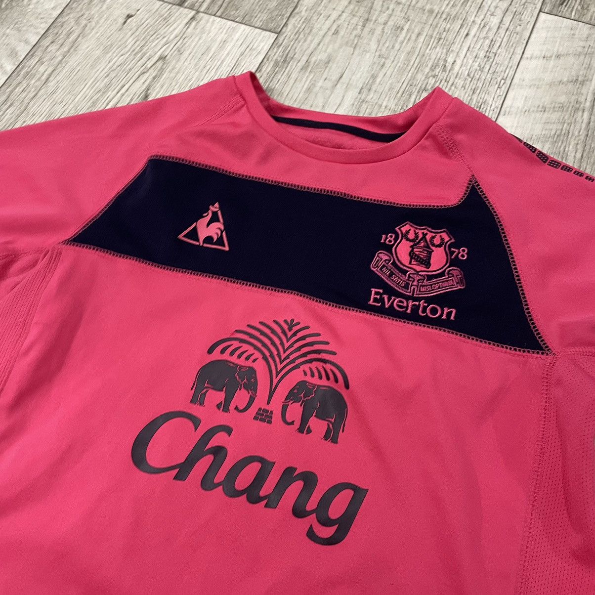 Le Coq Sportif Le coq sportif Everton Chang soccer tee jersey shirt Size US XS / EU 42 / 0 - 2 Thumbnail