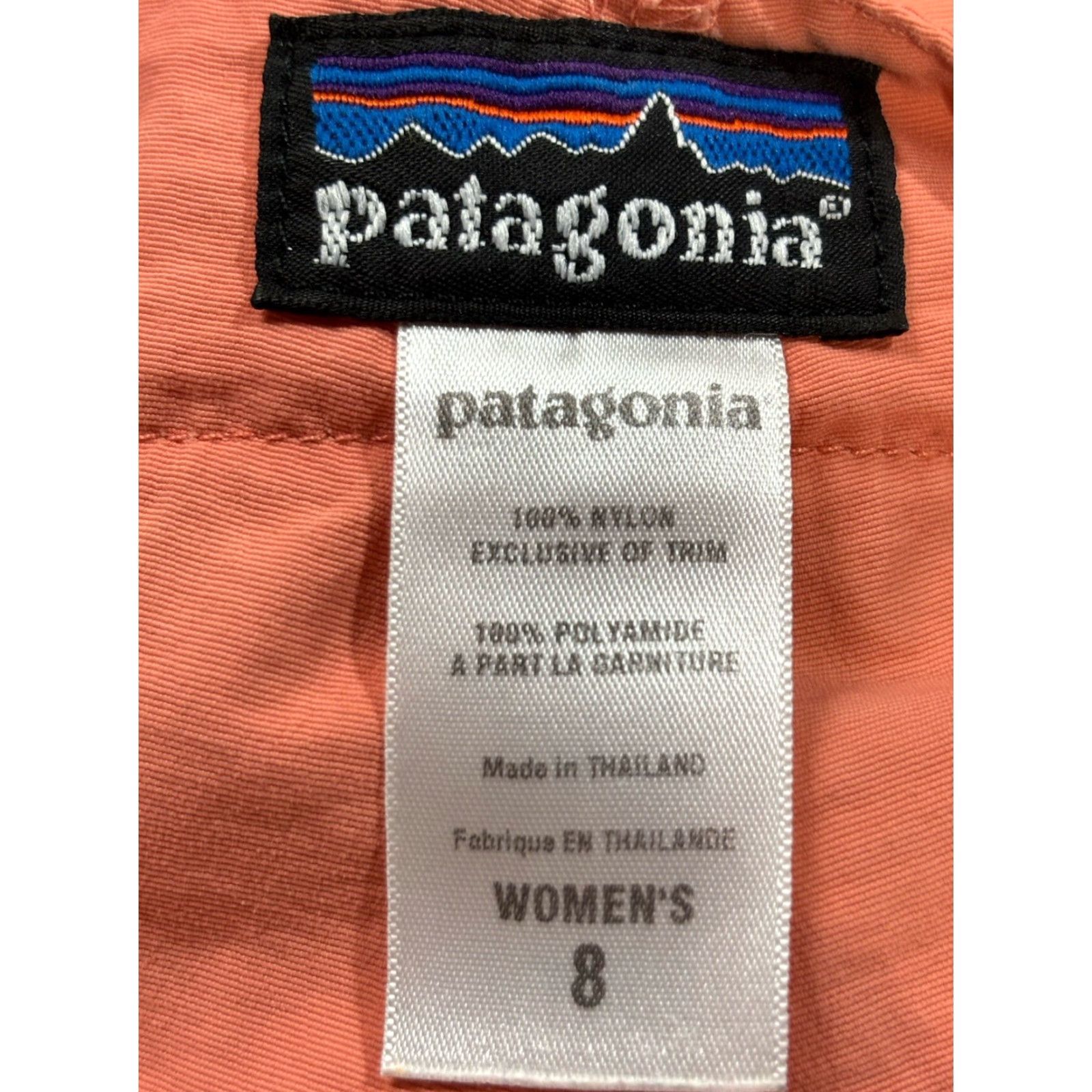 Patagonia Patagonia Button Out Boardie Shorts Sz 8 Women’s Orangish Swim Water 4” Inseam Size 30" / US 8 / IT 44 - 3 Thumbnail