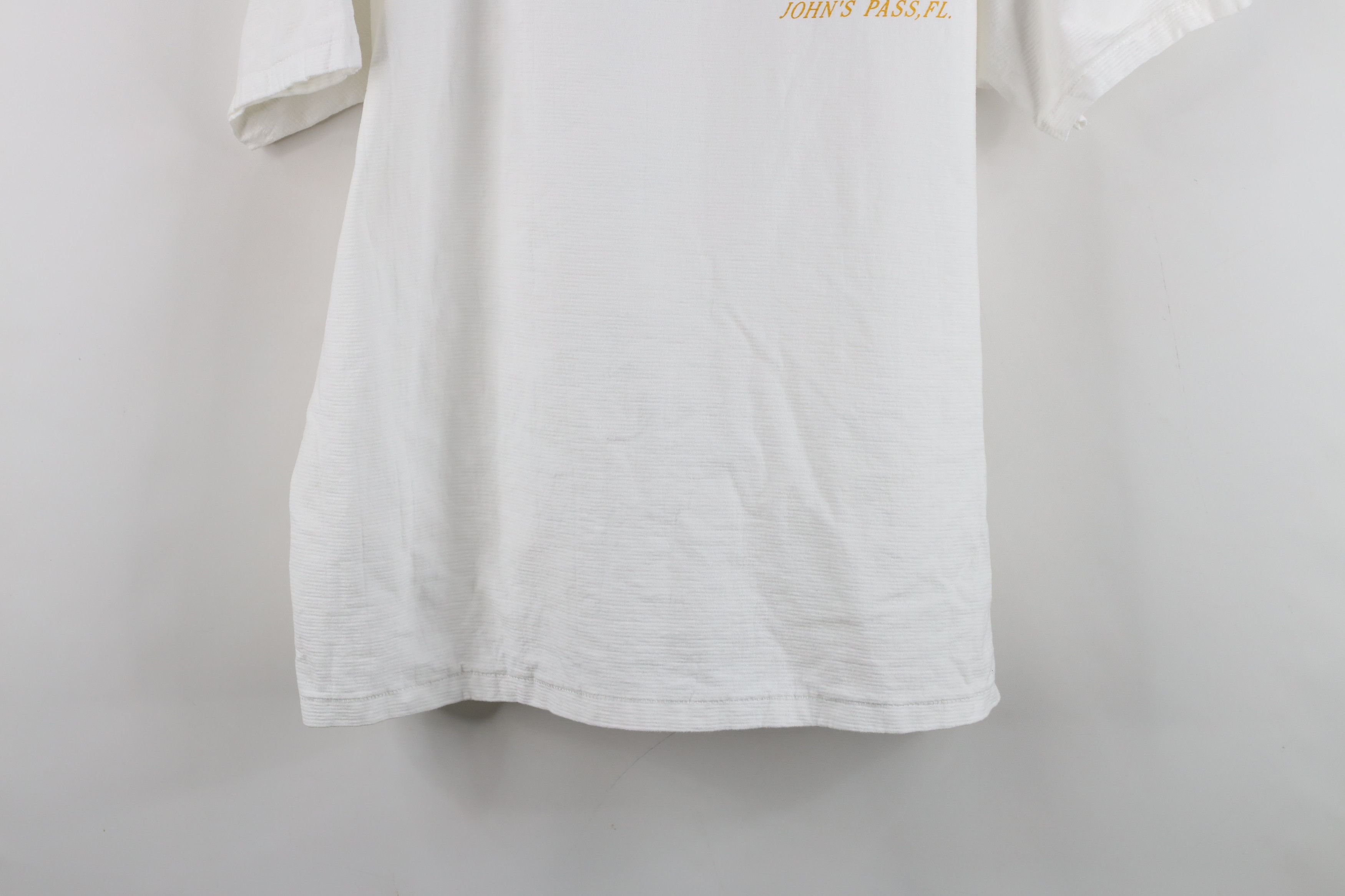 Vintage Vintage 90s Streetwear Johns Pass Florida Marlin T-Shirt USA Size US L / EU 52-54 / 3 - 3 Thumbnail