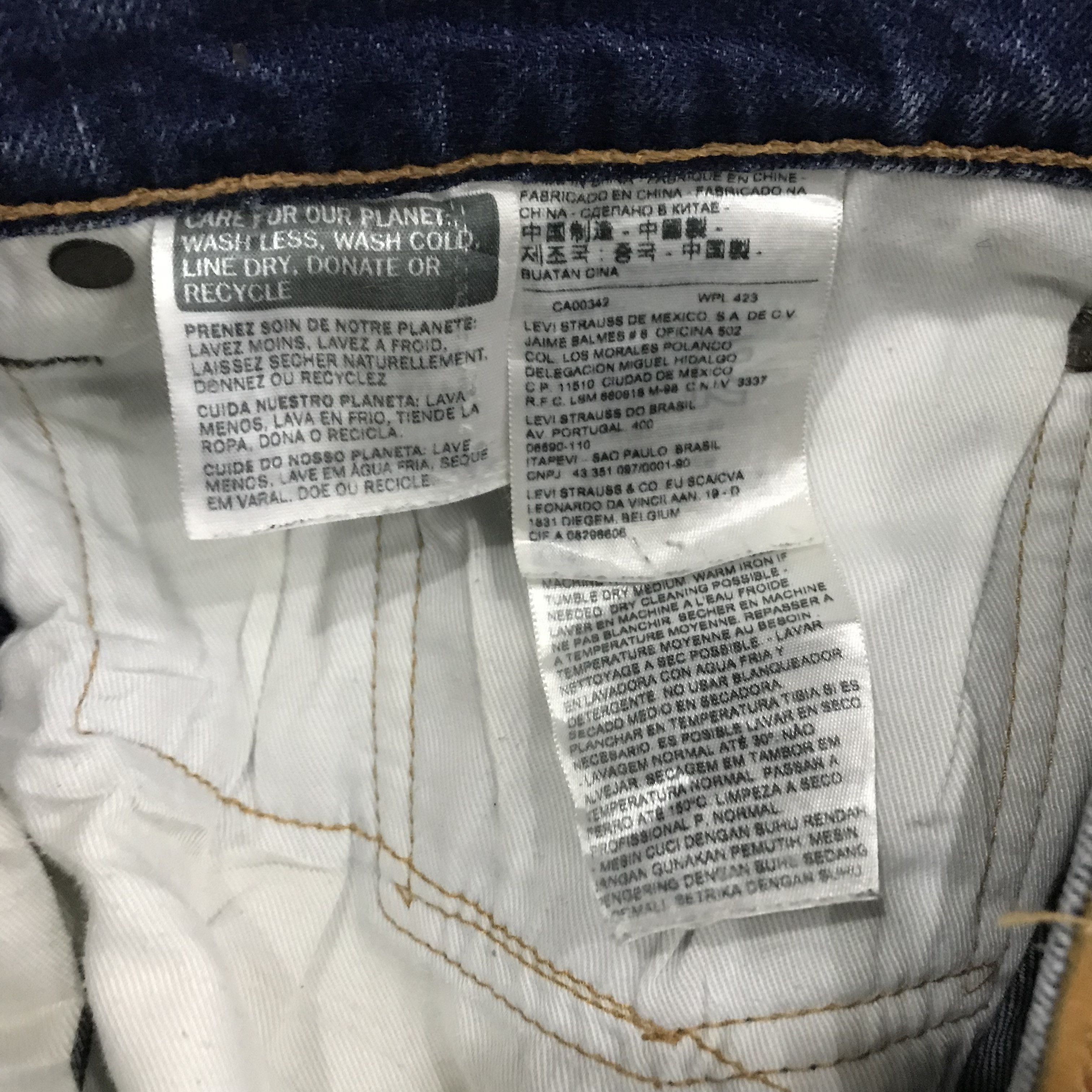 Levi's Vintage Y2K Levi’s 502 Light Wash Jeans Straight Size US 34 / EU 50 - 12 Thumbnail