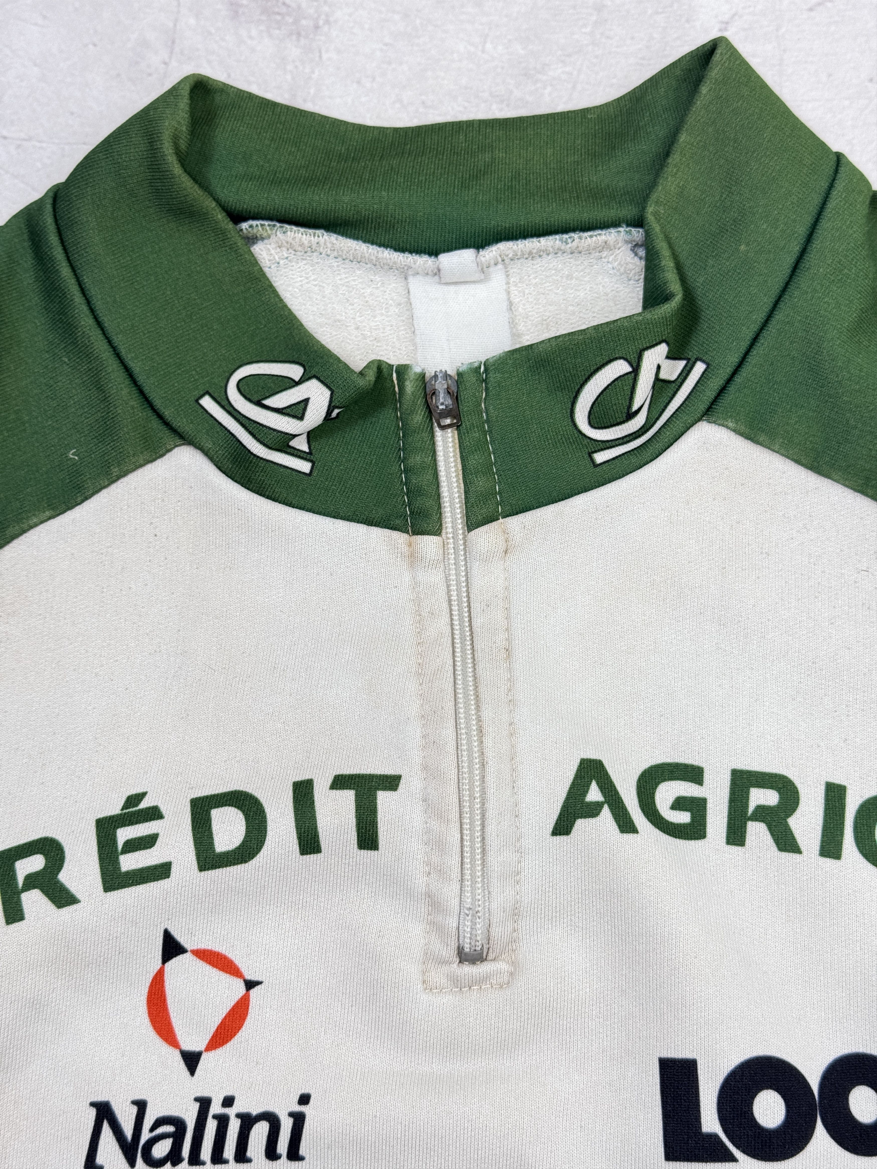 Vintage Vintage Nalini Cycling Jersey Eddy Merckx Credit Agricole Size US L / EU 52-54 / 3 - 6 Thumbnail