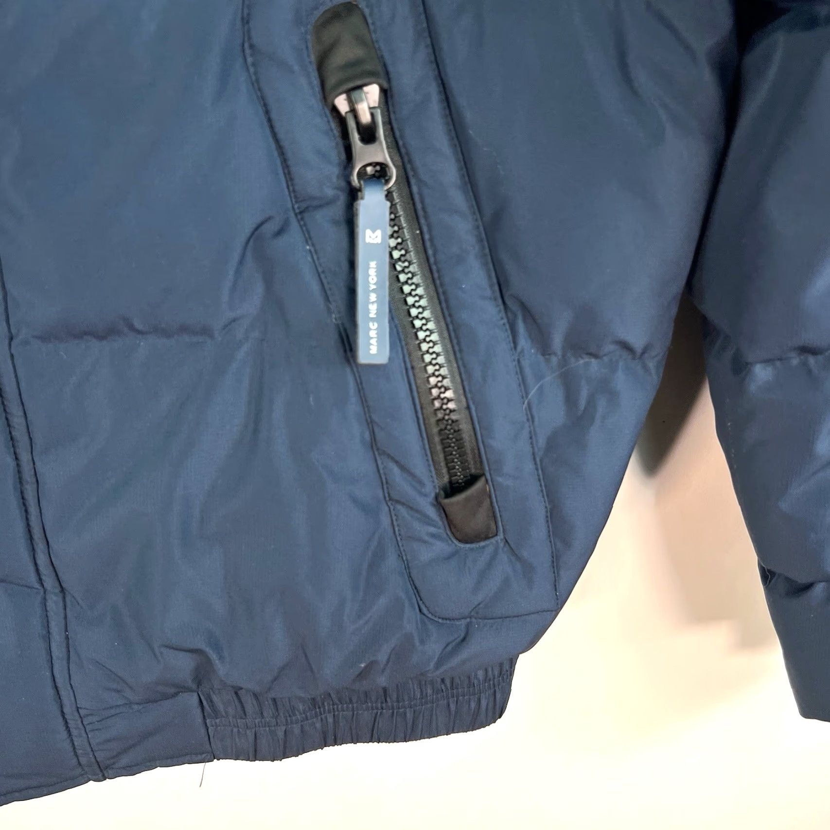 Andrew Marc Andrew Marc New York Men's Milton Hooded Down Parka Blue S Removable Liner Mens Size US S / EU 44-46 / 1 - 2 Thumbnail