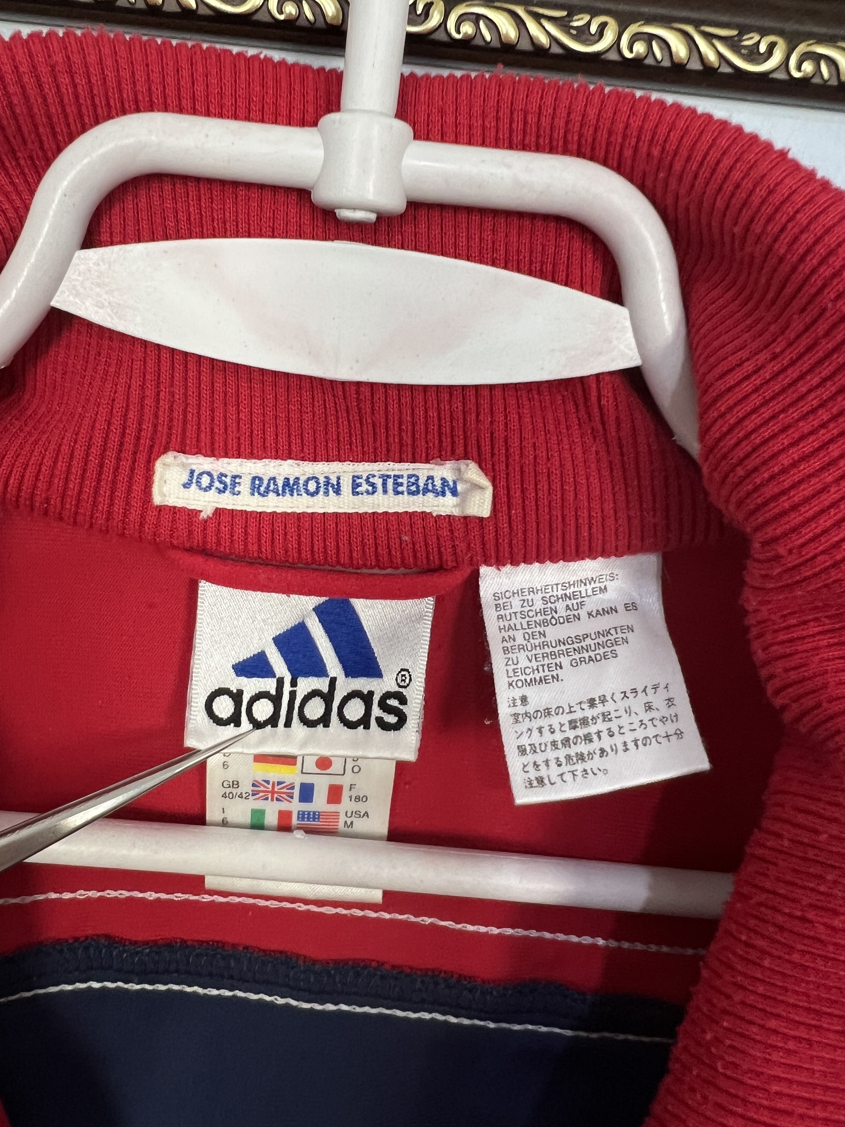 Adidas Vintage 90's Adidas Athletic Bilbao Atletic Club Jacket Size US M / EU 48-50 / 2 - 11 Thumbnail