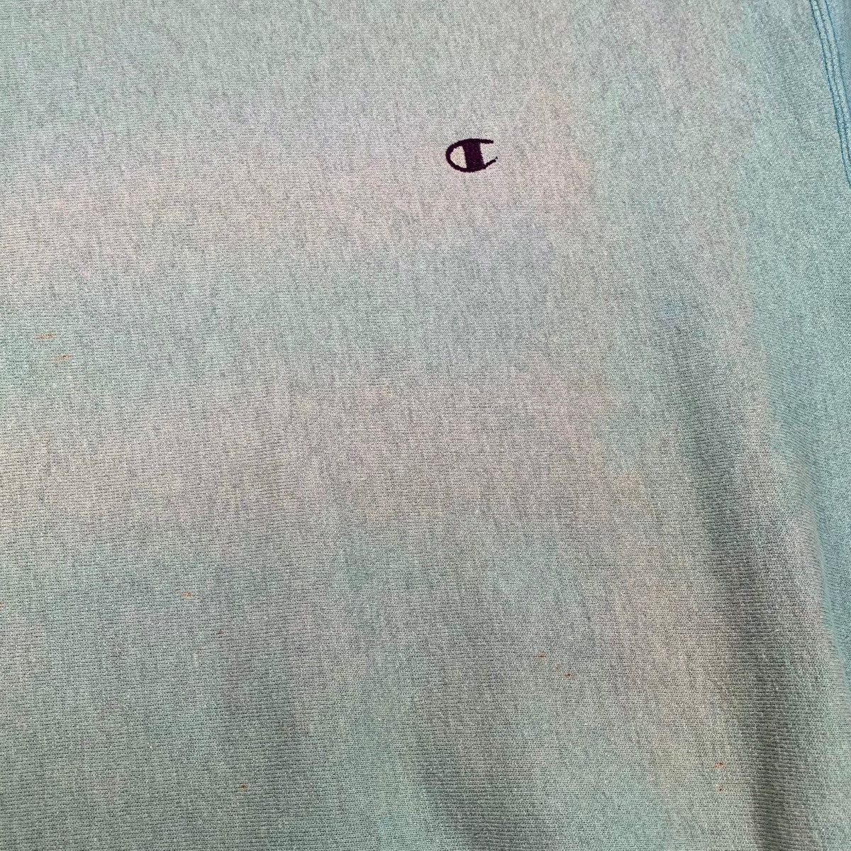 Champion VTG Champion Reverse Blue Purple Elbow Patch Sweatshirt Size US XL / EU 56 / 4 - 2 Thumbnail