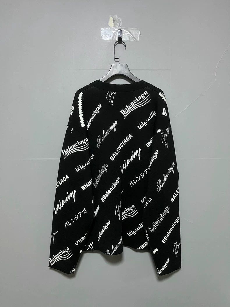 Balenciaga Balenciaga Multi Element Full Print Bullet Curtain cardigan Size US S / EU 44-46 / 1 - 2 Thumbnail