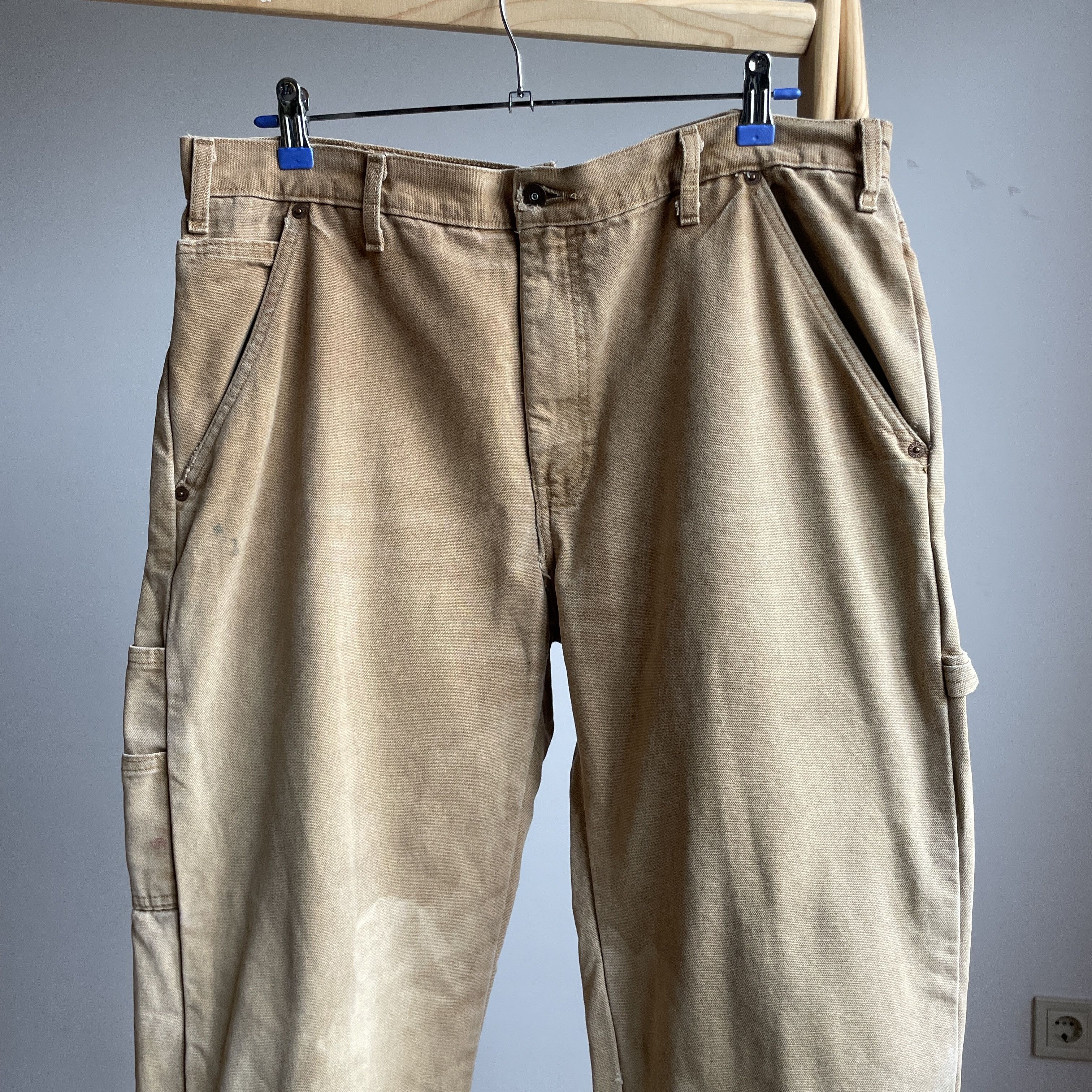 Dickies Dickies Flannel Lined Duck Canvas Carpenter Work Pants Size US 36 / EU 52 - 3 Thumbnail