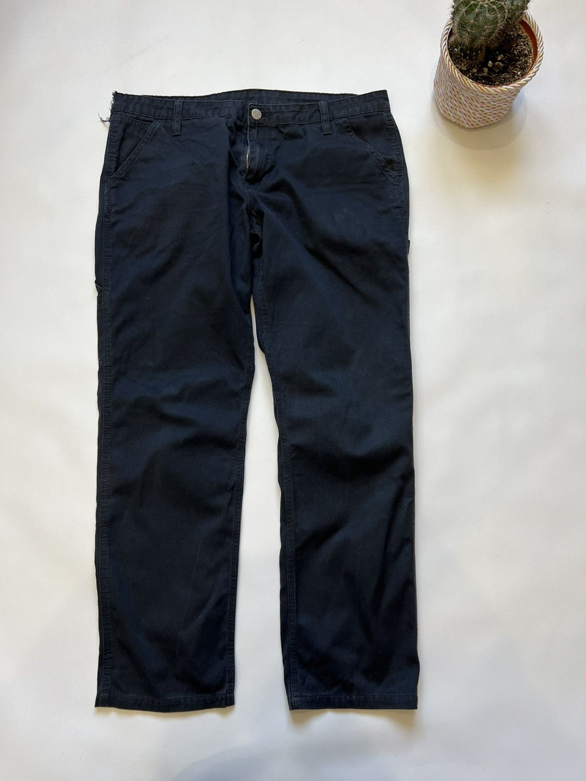 Carhartt Vintage Carhartt Navy Pants Lincoln Size US 32 / EU 48 - 4 Thumbnail