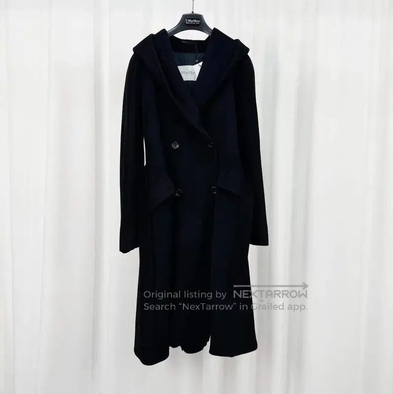 Max Mara MaxMara Black Cashmere Long Coat for Women . Size M / US 6-8 / IT 42-44 - 1 Thumbnail