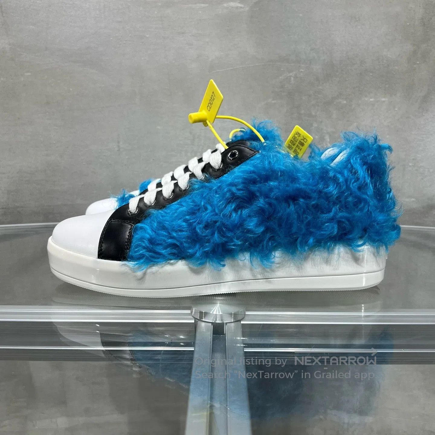 Prada Prada Blue plush board shoes Size US 5.5 / IT 35.5 - 3 Thumbnail