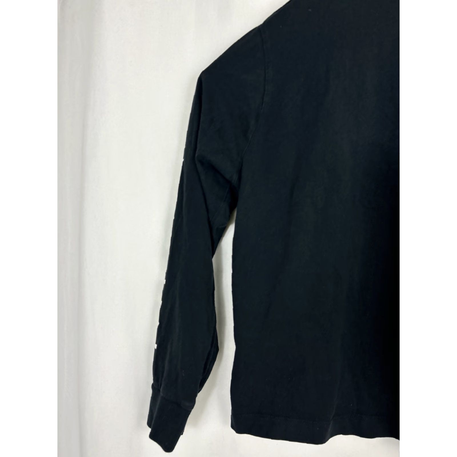 Nike Nike Air Logo Long Sleeve T Shirt Womens XL Black Regular Fit Oversized Breathable Activewear Logo CZ4020 010 Size XL / US 12-14 / IT 48-50 - 2 Thumbnail