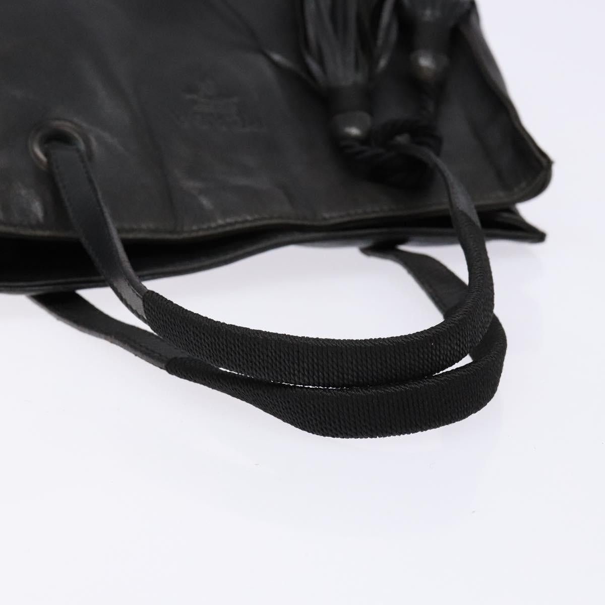 Prada PRADA Hand Bag Leather Black Size ONE SIZE - 7 Thumbnail
