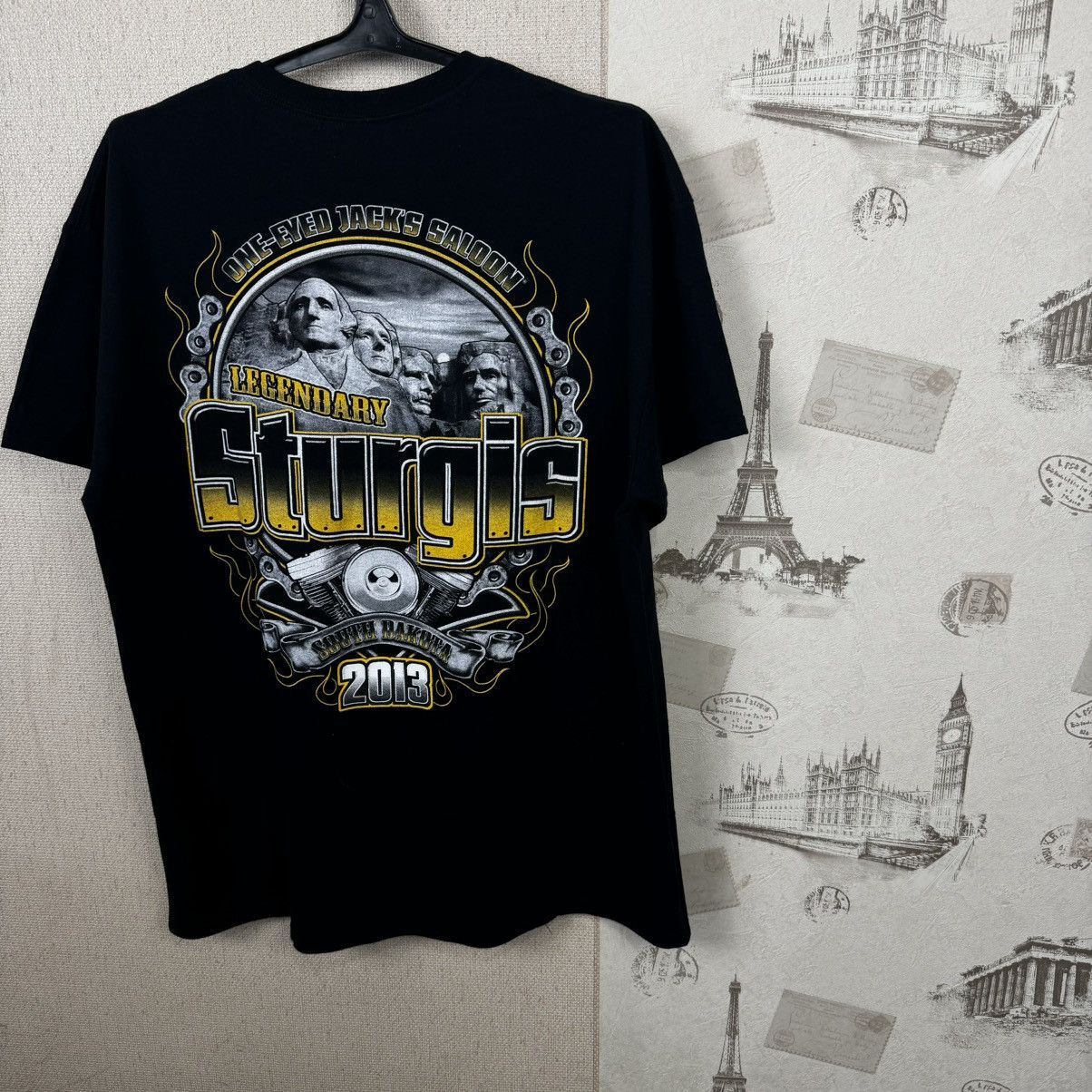 Harley Davidson × Vintage Vintage Sturgis Motorcycle Rally South Dakota XL Black Size US XL / EU 56 / 4 - 13 Thumbnail