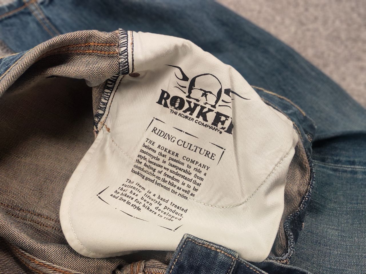 THE ROKKER COMPANY The Rokker Company Faded Denim selvedge Jeans Vintage Style Size US 34 / EU 50 - 23 Thumbnail