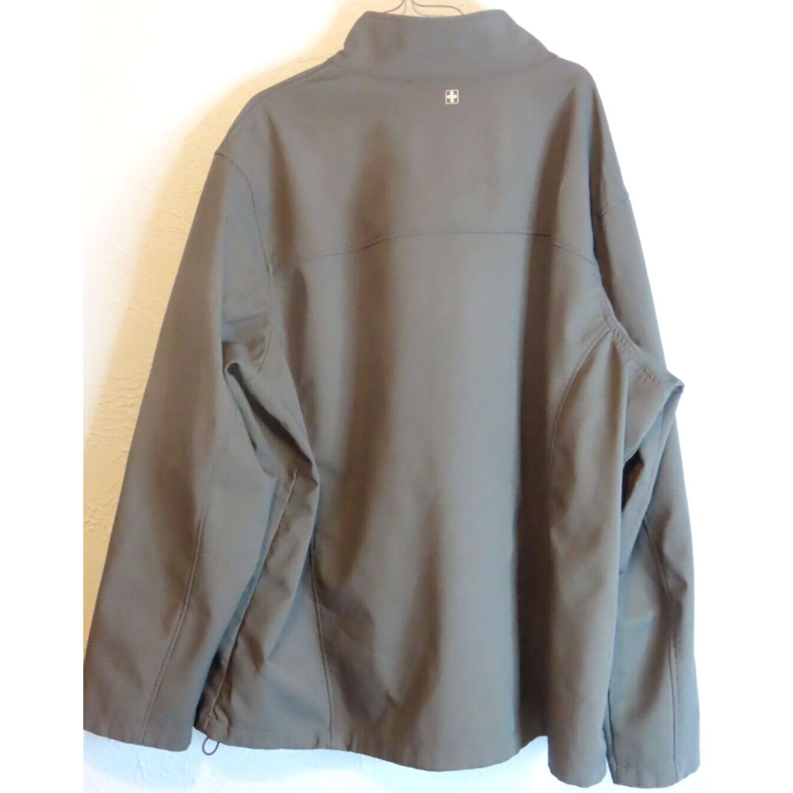 Vintage Swiss+Tech Coat Gray 3XL Full Zip Softshell Jacket Mens 3-in-1 Embroidered Logo Zipper Size US XXL / EU 58 / 5 - 6 Thumbnail