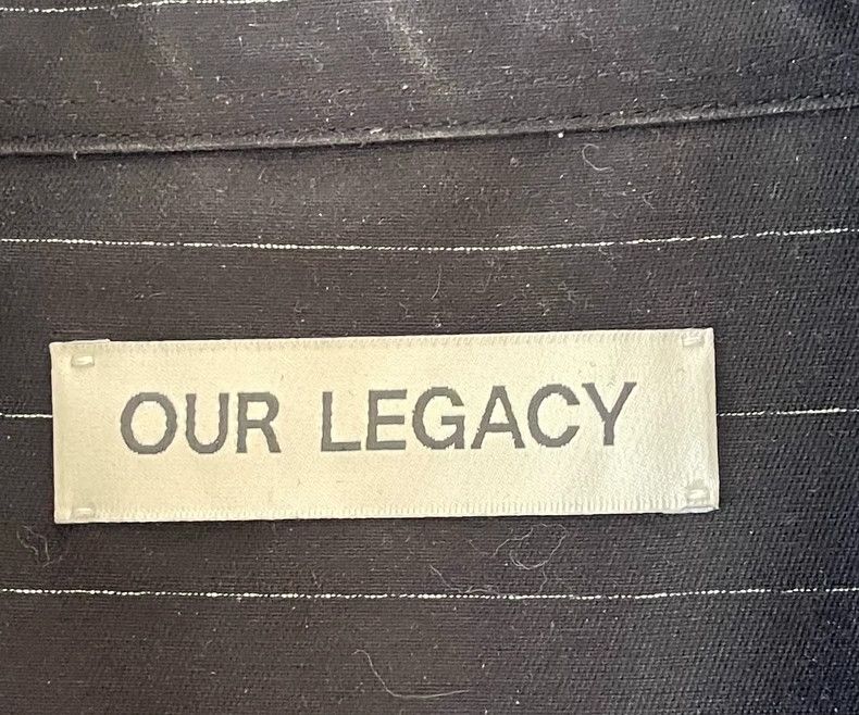 Our Legacy Our LegacyBlack striped shirt Size US M / EU 48-50 / 2 - 4 Thumbnail