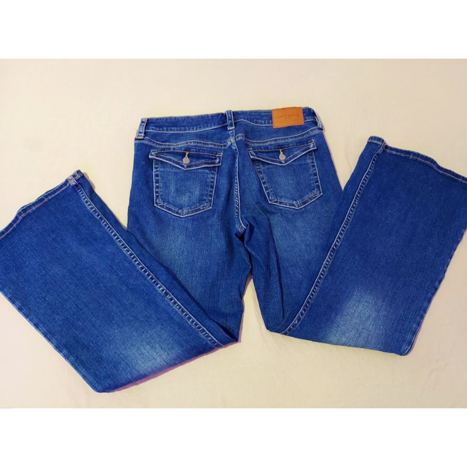 Lucky Brand Womens Lucky Brand Jeans 14 32 Flared Denim Blue Pants Jeans Men’s Womens Size 36" / US 14 / IT 50 - 2 Thumbnail