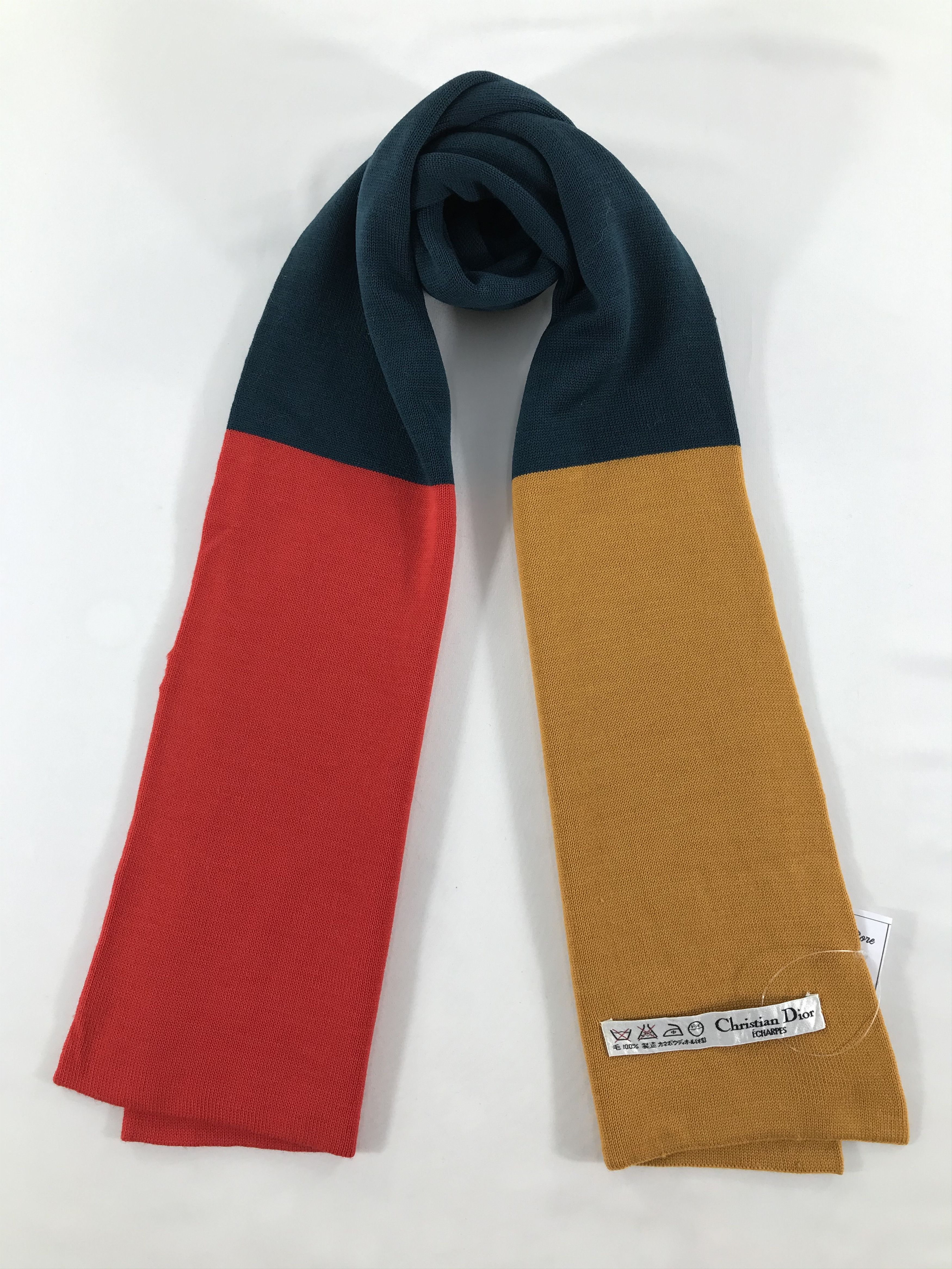 Christian Dior Monsieur Vintage Christian Dior Scarf/Muffler/Neckwear MF1442 Size ONE SIZE - 1 Thumbnail