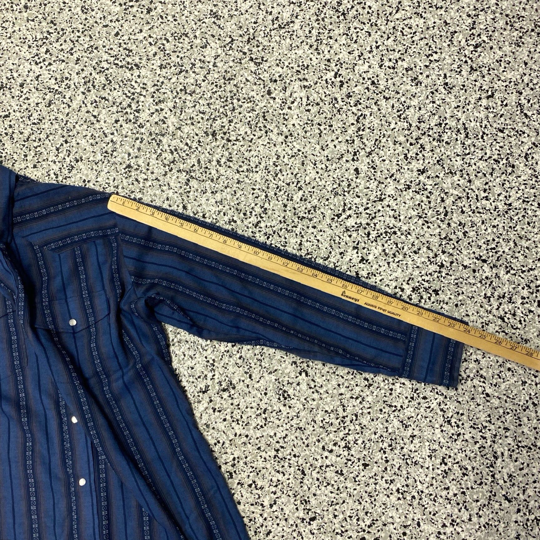Roper VINTAGE Roper Pearl Snap Shirt Mens M/L Blue Western Long Sleeve Button-Up Crew? (Wait) Size US M / EU 48-50 / 2 - 4 Thumbnail