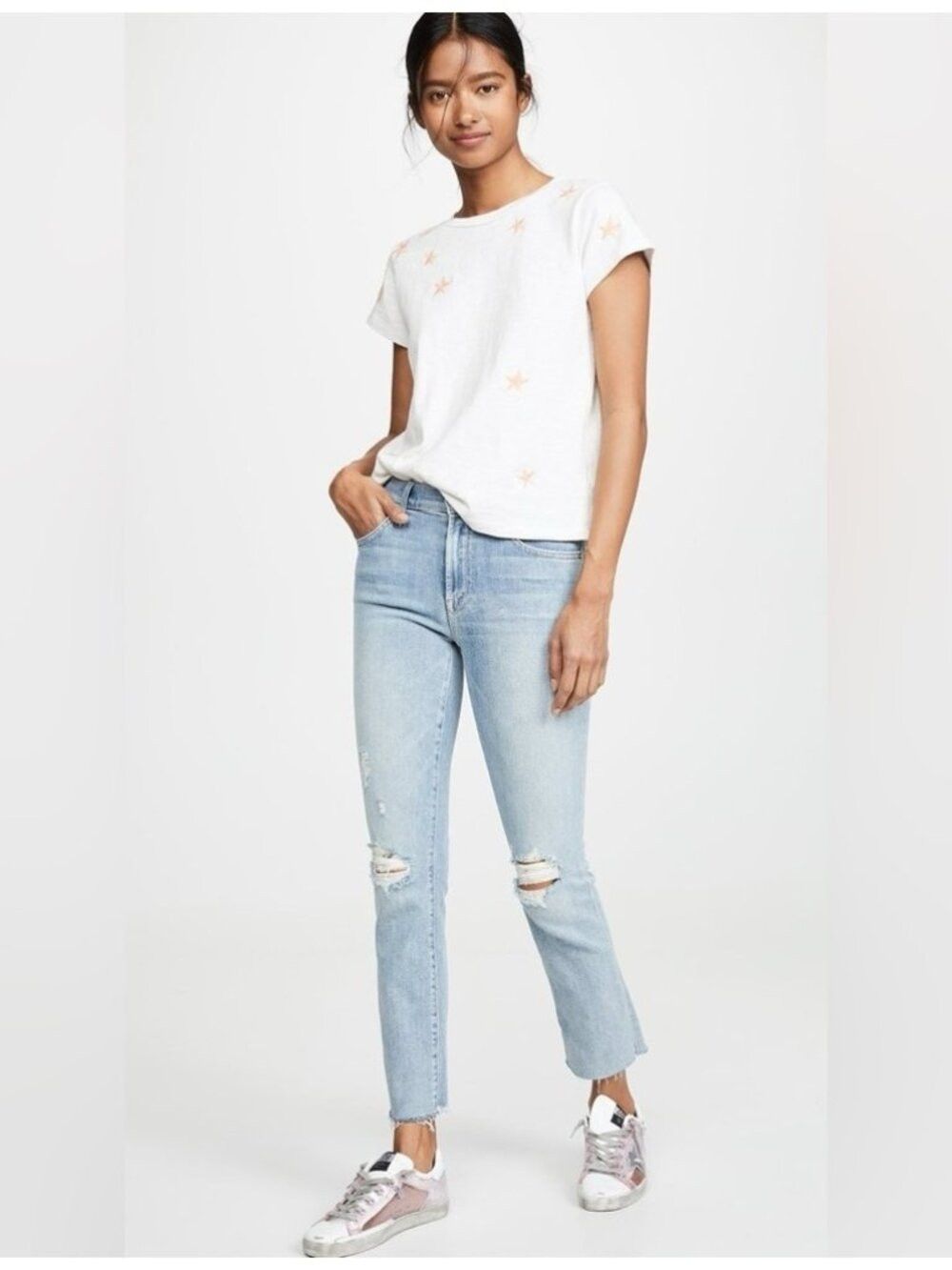 MOTHER MOTHER‎ The Rascal Ankle Snippet Mid Rise Straight Leg Jeans Size 30" / US 8 / IT 44 - 2 Thumbnail