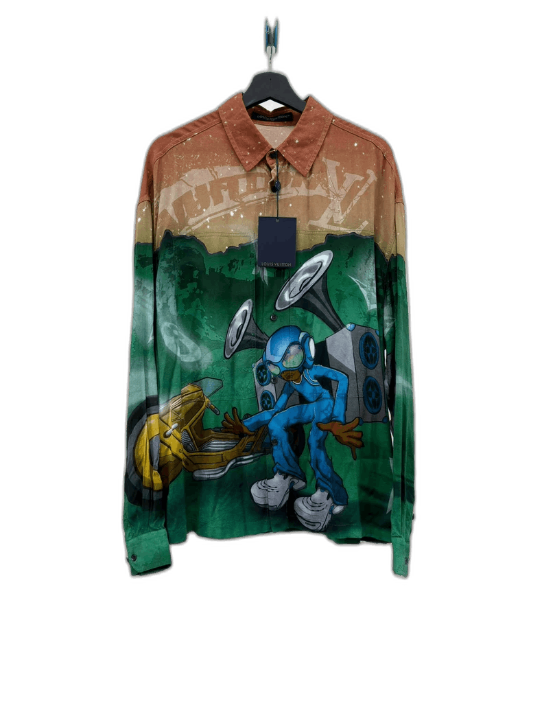 Louis Vuitton Louis Vuitton Alien Sound Shirt M Size-yf Size US M / EU 48-50 / 2 - 1 Thumbnail