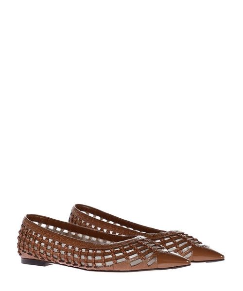 Fendi o1B3y1r0326 Colibrì Flats in Brown Size US 10 / IT 40 - 2 Thumbnail