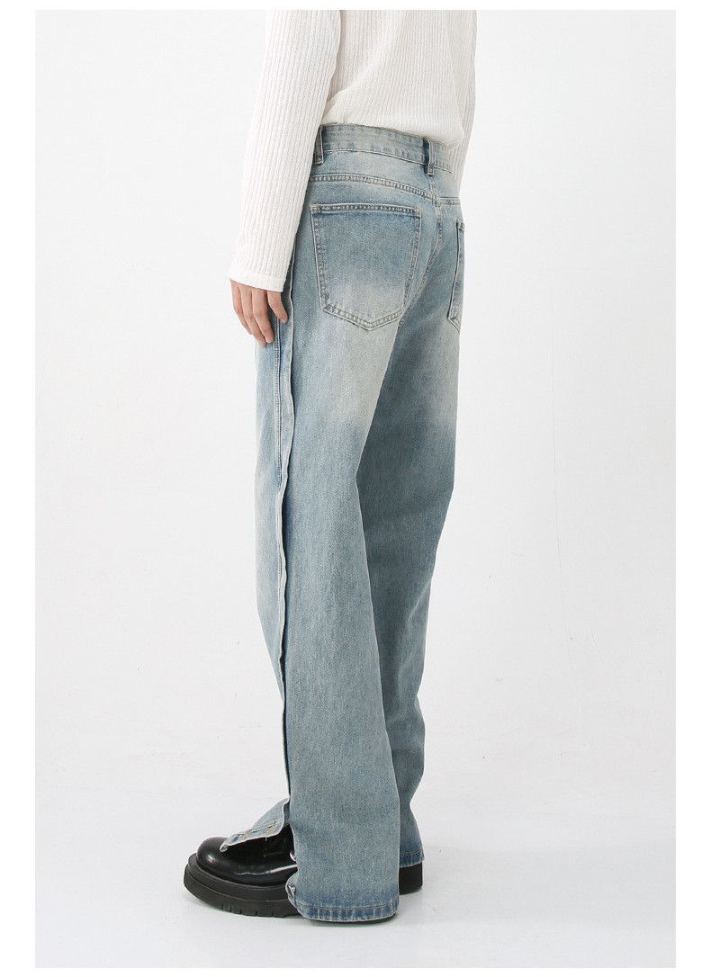 Japanese Brand × Jean American loose wide-leg button straight casual jeans Size US 34 / EU 50 - 4 Thumbnail