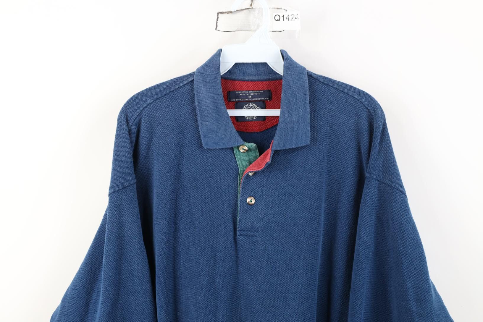 Vintage Vintage 90s Streetwear Heavyweight Knit Pullover Polo Size US M / EU 48-50 / 2 - 2 Thumbnail