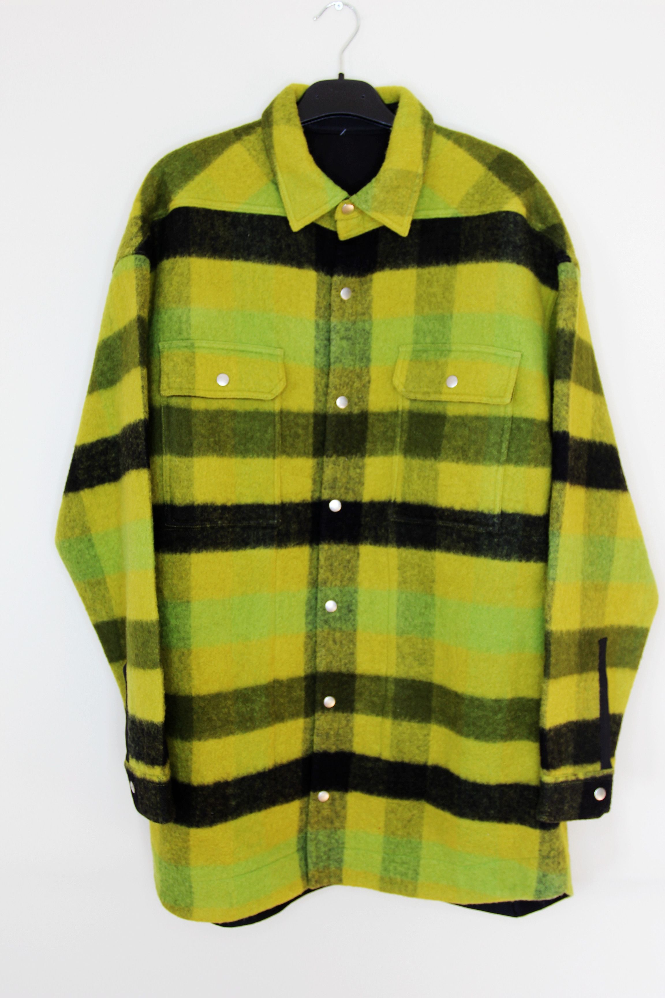 Rick Owens AW23 RICK OWENS "LUXOR" OVERSIZED OUTERSHIRT 40 Size US M / EU 48-50 / 2 - 2 Thumbnail